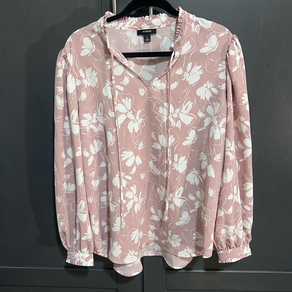 Alfani Floral Blouse